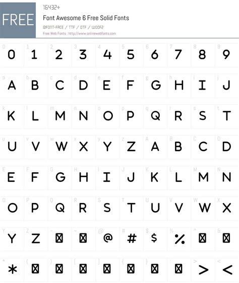 font awesome 6 free solid.
